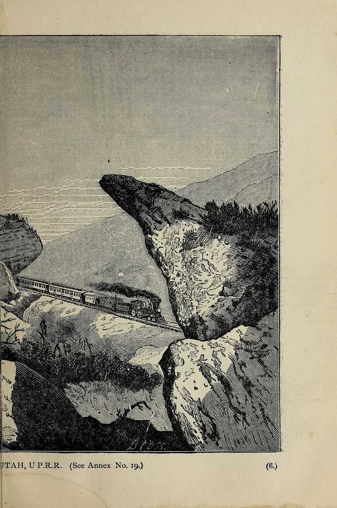 An illustration from Crofutt's new Overland tourist, and Pacific Coast guide ... over the Union, Kansas, Central and Southern Pacific Railroads, their branches and connections, by rail, water and stage .., 1883, leaf 111