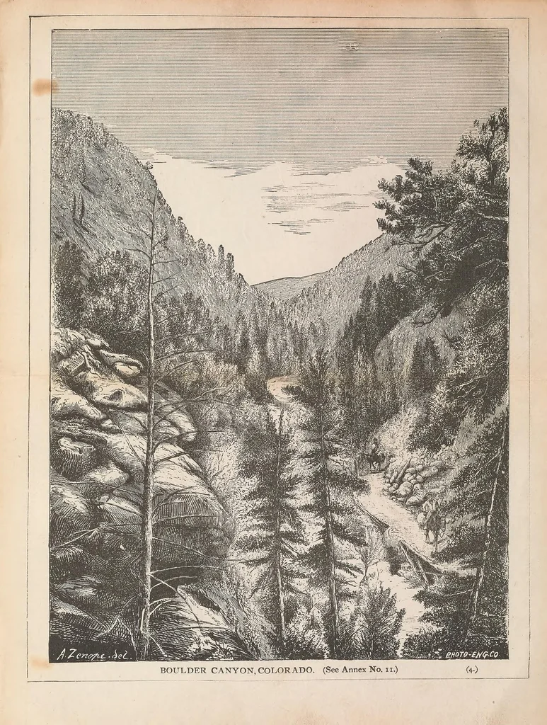An illustration from Crofutt's new overland tourist and Pacific coast guide, over, the Union, Central and Southern Pacific railroads, their branches and connections, by rail, water and stage, 1878, leaf 49