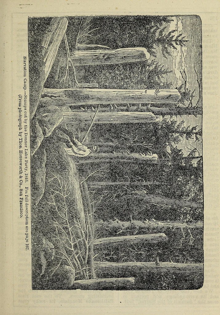 An illustration from Crofutt's trans-continental tourist's guide : containing a full and authentic description of over five hundred cities, towns, villages, stations, government forts and camps, mountains, lakes, rivers, sulphur, soda and hot springs, scenery, watering places, summer resorts ... : over the Union Pacific railroad, Central Pacific railroad of Cal., their branches and connections by stage and water : from the Atlantic to the Pacific Ocean : illustrated, 1872, leaf 207
