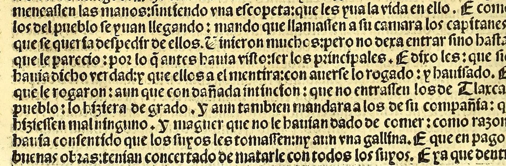 An illustration from Cronica de la Nueua España : con la conquista de Mexico, y otras cosas notables: hechas por el valeroso Hernando Cortes, ., 1554, leaf 278