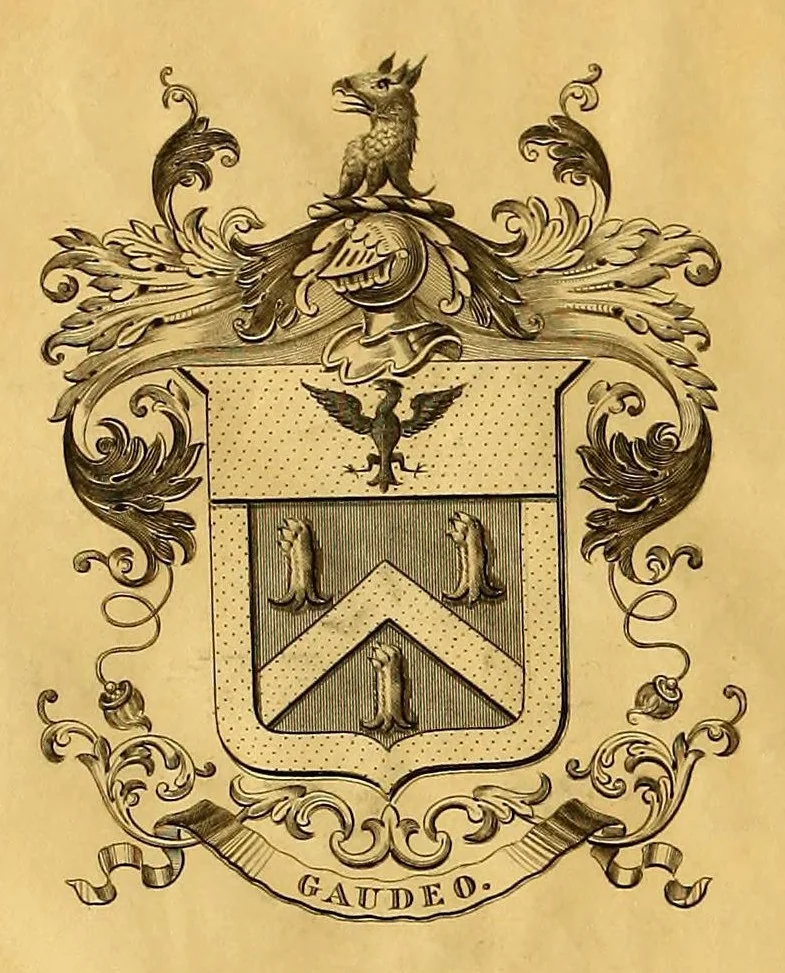 An illustration from Cronica de la Prouincia Peruana del Orden de los Ermitanos de S. Agustin nuestro padre : diuidada en ocho libros por este orden. Los quatro primeros reducidos a suma en vn epitome, o compendio del tomo primero, añadido al segundo, para complemento de la historia. Los otros quatro vltimos contenidos en el tomo segundo, que es el principal desta obra, y el primero en orden. Autor el R.P.M. Fr. Bernardo de Torres religioso del mismo orden, catedratico perpetuo de teologia de la catedra de prima supernumeraria del maestro de las sentencias en la Real Vniuersidad de Lima, difinidor de dicha prouincia, y su cronista general., 1657, leaf 2