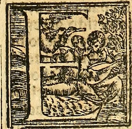An illustration from Cronica del muy valeroso rey don Fernando, visnieto del sancto rey don Fernádo que gano a Seuilla : Nieto del rey dõ Alonso que fue par [?] emperador, [?] hizo el libro de las Sicte partidas y fue hijo del rey dõ Sancho el B[?]auo : Cuyas cronicas estan impressas : [?] y fue padre del rey dõ Alõso Onzeno q gano las Algeziras : Y abuelo del rey don Pedro : Cuyas cronicas tambie estan impressas : Este es el rey don Fernado que dizen que murio emplazado de los Caruajales, 1554, leaf 250