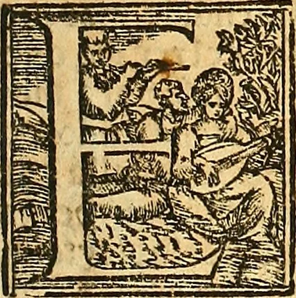 An illustration from Cronica del muy valeroso rey don Fernando, visnieto del sancto rey don Fernádo que gano a Seuilla : Nieto del rey dõ Alonso que fue par [?] emperador, [?] hizo el libro de las Sicte partidas y fue hijo del rey dõ Sancho el B[?]auo : Cuyas cronicas estan impressas : [?] y fue padre del rey dõ Alõso Onzeno q gano las Algeziras : Y abuelo del rey don Pedro : Cuyas cronicas tambie estan impressas : Este es el rey don Fernado que dizen que murio emplazado de los Caruajales, 1554, leaf 252