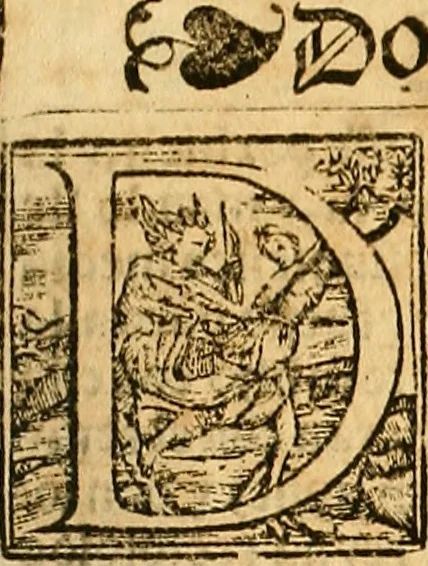 An illustration from Cronica del muy valeroso rey don Fernando, visnieto del sancto rey don Fernádo que gano a Seuilla : Nieto del rey dõ Alonso que fue par [?] emperador, [?] hizo el libro de las Sicte partidas y fue hijo del rey dõ Sancho el B[?]auo : Cuyas cronicas estan impressas : [?] y fue padre del rey dõ Alõso Onzeno q gano las Algeziras : Y abuelo del rey don Pedro : Cuyas cronicas tambie estan impressas : Este es el rey don Fernado que dizen que murio emplazado de los Caruajales, 1554, leaf 254