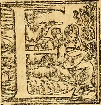 An illustration from Cronica del muy valeroso rey don Fernando, visnieto del sancto rey don Fernádo que gano a Seuilla : Nieto del rey dõ Alonso que fue par [?] emperador, [?] hizo el libro de las Sicte partidas y fue hijo del rey dõ Sancho el B[?]auo : Cuyas cronicas estan impressas : [?] y fue padre del rey dõ Alõso Onzeno q gano las Algeziras : Y abuelo del rey don Pedro : Cuyas cronicas tambie estan impressas : Este es el rey don Fernado que dizen que murio emplazado de los Caruajales, 1554, leaf 270