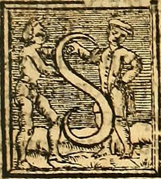 An illustration from Cronica del muy valeroso rey don Fernando, visnieto del sancto rey don Fernádo que gano a Seuilla : Nieto del rey dõ Alonso que fue par [?] emperador, [?] hizo el libro de las Sicte partidas y fue hijo del rey dõ Sancho el B[?]auo : Cuyas cronicas estan impressas : [?] y fue padre del rey dõ Alõso Onzeno q gano las Algeziras : Y abuelo del rey don Pedro : Cuyas cronicas tambie estan impressas : Este es el rey don Fernado que dizen que murio emplazado de los Caruajales, 1554, leaf 54
