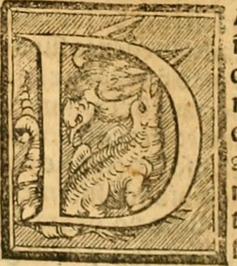 An illustration from Cronica del muy valeroso rey don Fernando, visnieto del sancto rey don Fernádo que gano a Seuilla : Nieto del rey dõ Alonso que fue par [?] emperador, [?] hizo el libro de las Sicte partidas y fue hijo del rey dõ Sancho el B[?]auo : Cuyas cronicas estan impressas : [?] y fue padre del rey dõ Alõso Onzeno q gano las Algeziras : Y abuelo del rey don Pedro : Cuyas cronicas tambie estan impressas : Este es el rey don Fernado que dizen que murio emplazado de los Caruajales, 1554, leaf 73