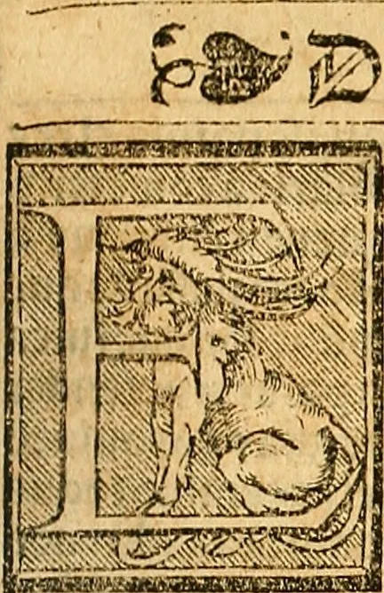 An illustration from Cronica del muy valeroso rey don Fernando, visnieto del sancto rey don Fernádo que gano a Seuilla : Nieto del rey dõ Alonso que fue par [?] emperador, [?] hizo el libro de las Sicte partidas y fue hijo del rey dõ Sancho el B[?]auo : Cuyas cronicas estan impressas : [?] y fue padre del rey dõ Alõso Onzeno q gano las Algeziras : Y abuelo del rey don Pedro : Cuyas cronicas tambie estan impressas : Este es el rey don Fernado que dizen que murio emplazado de los Caruajales, 1554, leaf 78
