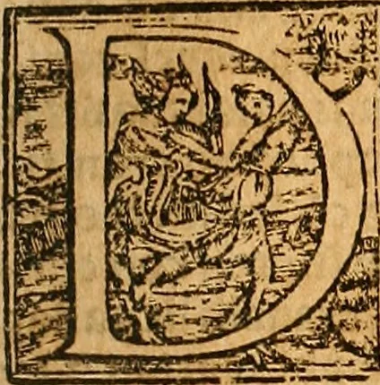 An illustration from Cronica del muy valeroso rey don Fernando, visnieto del sancto rey don Fernádo que gano a Seuilla : Nieto del rey dõ Alonso que fue par [?] emperador, [?] hizo el libro de las Sicte partidas y fue hijo del rey dõ Sancho el B[?]auo : Cuyas cronicas estan impressas : [?] y fue padre del rey dõ Alõso Onzeno q gano las Algeziras : Y abuelo del rey don Pedro : Cuyas cronicas tambie estan impressas : Este es el rey don Fernado que dizen que murio emplazado de los Caruajales, 1554, leaf 88