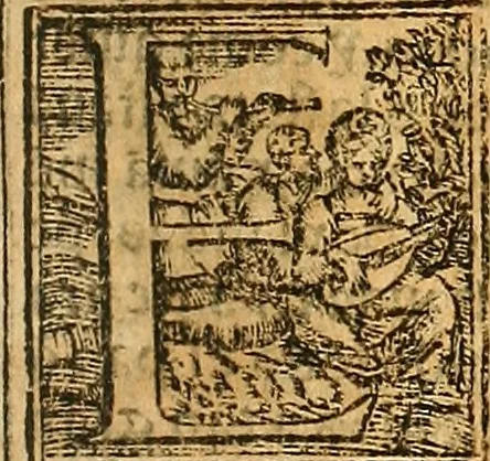An illustration from Cronica del muy valeroso rey don Fernando, visnieto del sancto rey don Fernádo que gano a Seuilla : Nieto del rey dõ Alonso que fue par [?] emperador, [?] hizo el libro de las Sicte partidas y fue hijo del rey dõ Sancho el B[?]auo : Cuyas cronicas estan impressas : [?] y fue padre del rey dõ Alõso Onzeno q gano las Algeziras : Y abuelo del rey don Pedro : Cuyas cronicas tambie estan impressas : Este es el rey don Fernado que dizen que murio emplazado de los Caruajales, 1554, leaf 92