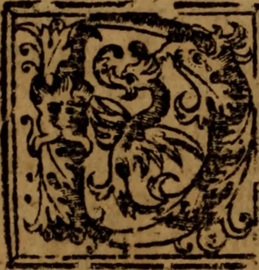 An illustration from Cronica del rey don Rodrigo con la destruycion de España : y como los moros la ganaron, 1587, leaf 38