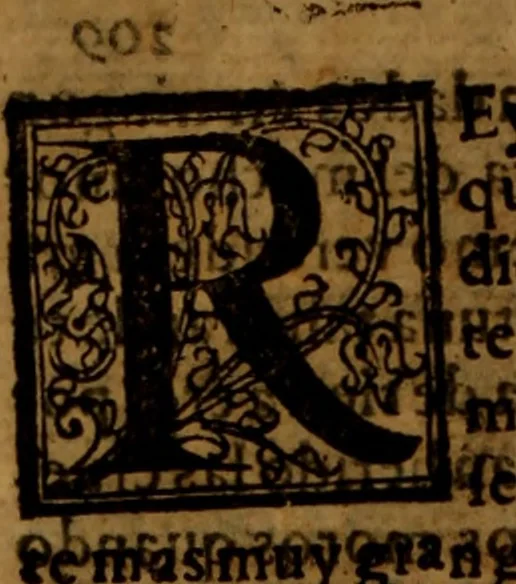 An illustration from Cronica del rey don Rodrigo con la destruycion de España : y como los moros la ganaron, 1587, leaf 417
