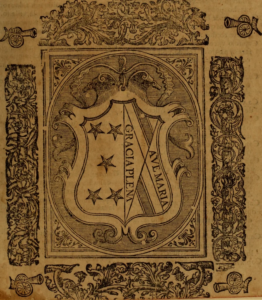 An illustration from Cronica del rey don Rodrigo con la destruycion de España : y como los moros la ganaron, 1587, leaf 436