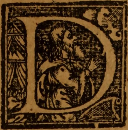 An illustration from Cronica del rey don Rodrigo con la destruycion de España : y como los moros la ganaron, 1587, leaf 74