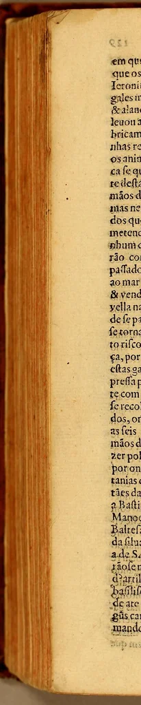 An illustration from Cronica do muyto alto e muito poderoso rey destes reynos de Portugal Dom Ioão o III. deste nome., 1613, leaf 1058