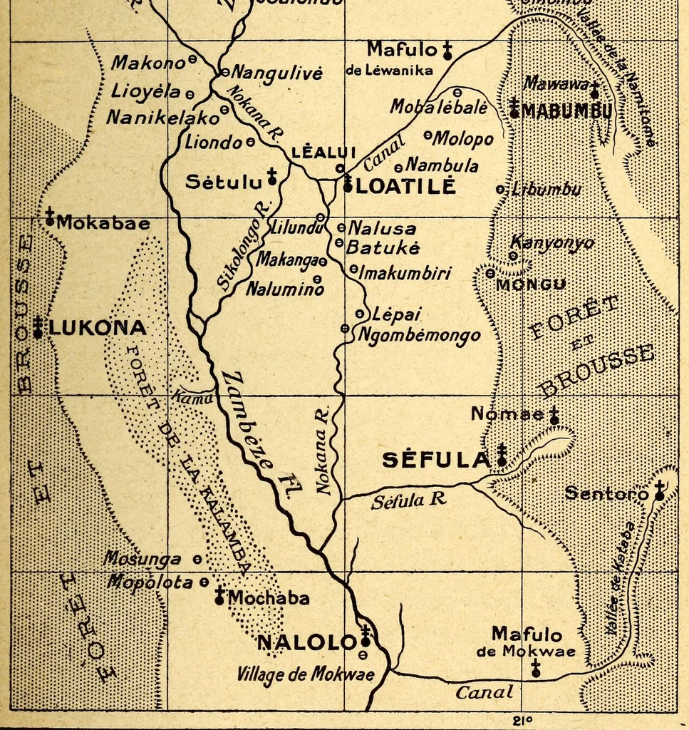 An illustration from Croquis du Zambèze, 1919, leaf 173