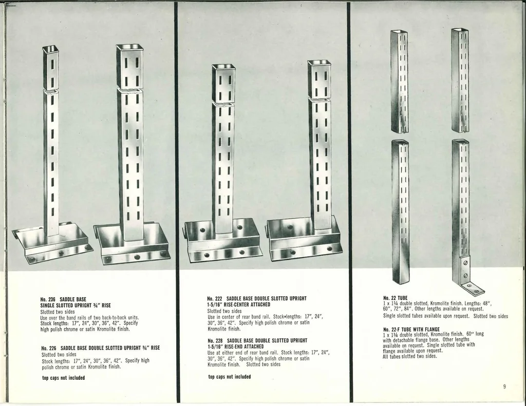An illustration from Crown Metal Display Equipment 1962, 1962, leaf 10