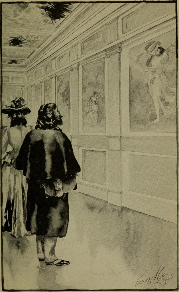An illustration from The crown of wild olive; four lectures on work, traffic, war, and the future of England, 1900, leaf 130