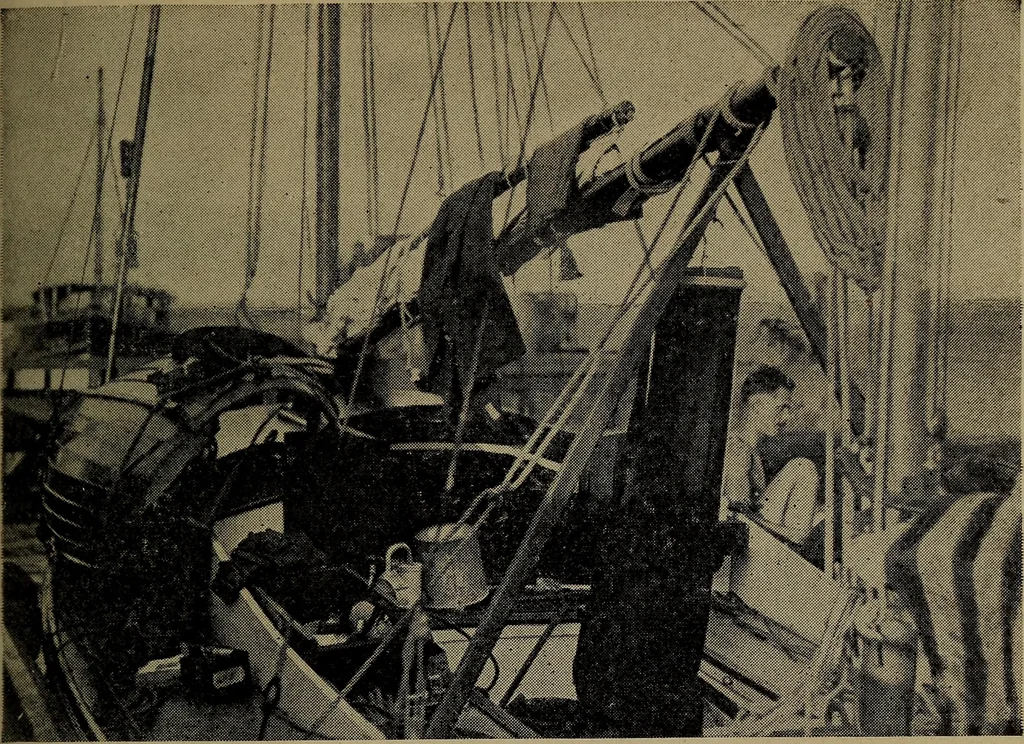 An illustration from The cruise of the Hippocampus, 1922, leaf 106