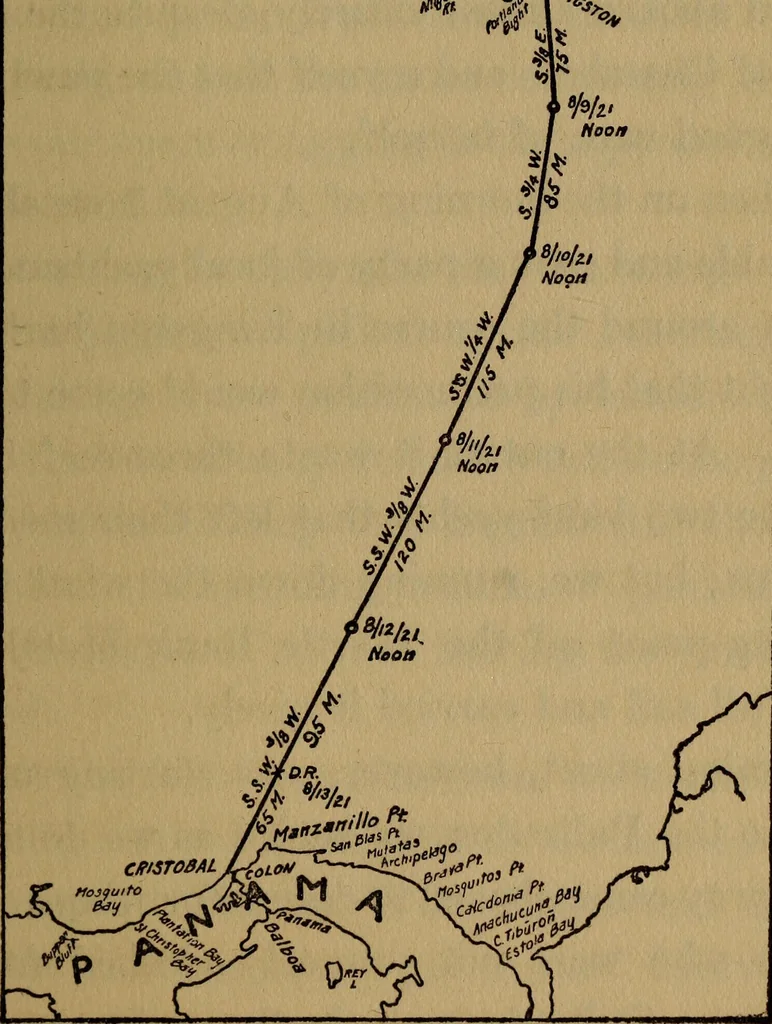 An illustration from The cruise of the Hippocampus, 1922, leaf 222