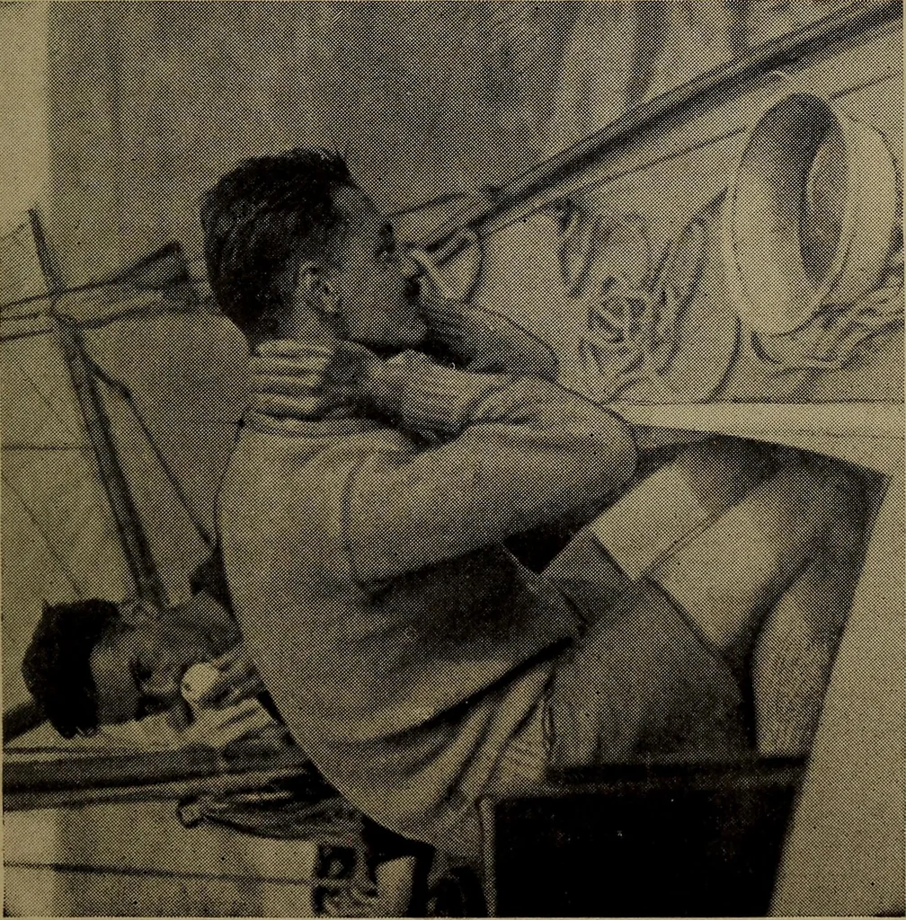 An illustration from The cruise of the Hippocampus, 1922, leaf 88