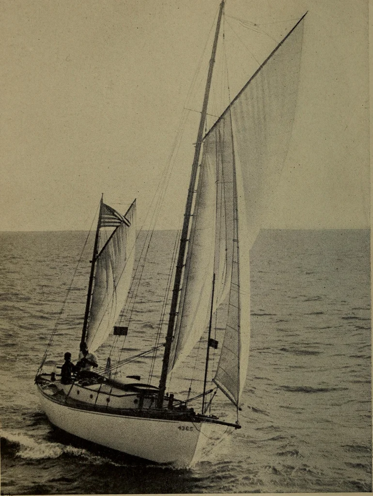 An illustration from The cruise of the Hippocampus, 1922, leaf 9
