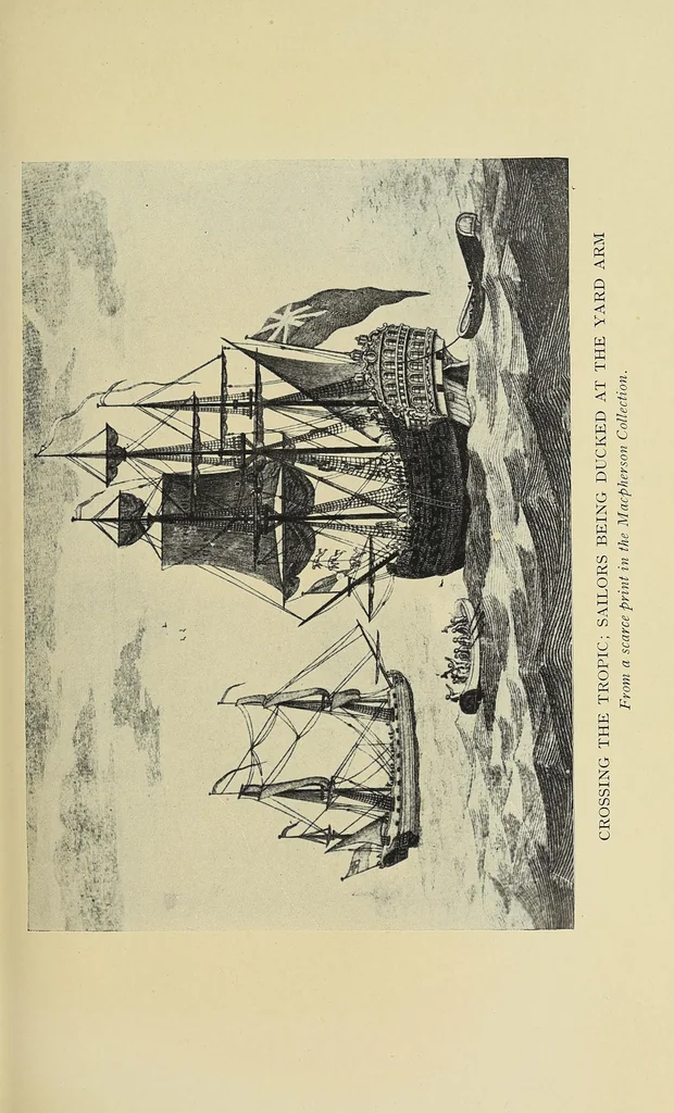 An illustration from A cruising voyage round the world, 1928, leaf 61