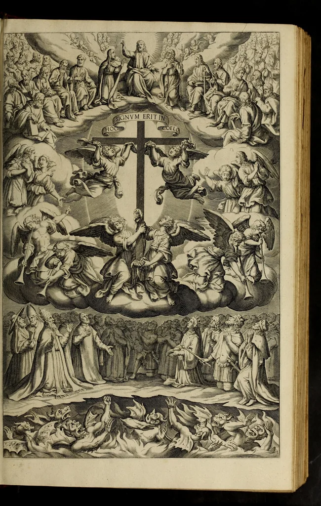 An illustration from Crux triumphans et gloriosa, libris sex : ad sacrae et profanae historiae lucem, et Christianae pietatis augmentum vtilissimis, 1617, leaf 19