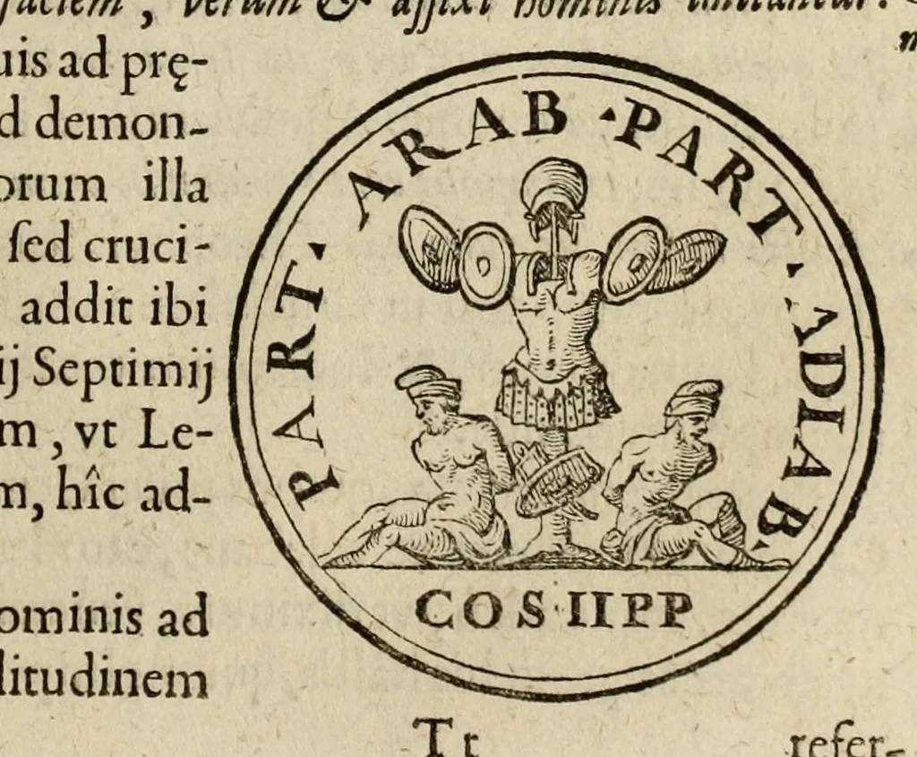 An illustration from Crux triumphans et gloriosa, libris sex : ad sacrae et profanae historiae lucem, et Christianae pietatis augmentum vtilissimis, 1617, leaf 513