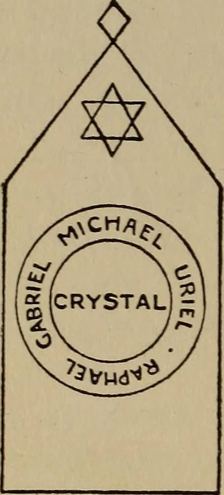 An illustration from Crystal-gazing and spiritual clairvoyance, 1916, leaf 41