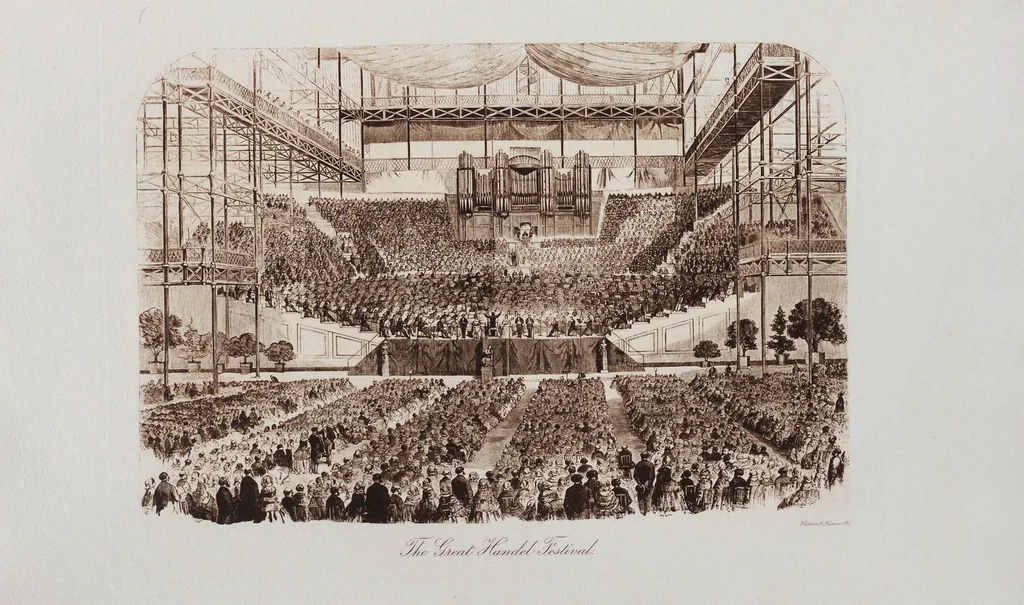 An illustration from The Crystal Palace, Sydenham, to be sold by auction : pursuant to an order of the High Court of Justice, Chancery Division, with the approbation of the judge, on Tuesday 28th day of November, 1911, at the Estate Room, 20, Hanover Square, London ... by Howard Frank, of Messrs. Knight, Frank & Rutley, acting in conjunction with John Roy Lancaster, of Messrs. Horne & Co., the persons appointed by the judge, 1911, leaf 88