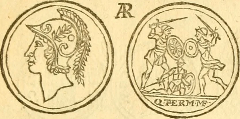 An illustration from C. Suetonius Tranquillus ex recensione Joannis Georgii Graevii ... : accedunt notae selectiores aliorum, 1708, leaf 1102