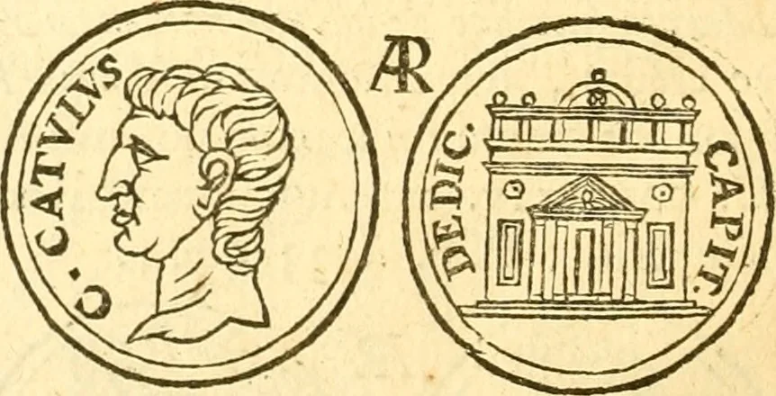 An illustration from C. Suetonius Tranquillus ex recensione Joannis Georgii Graevii ... : accedunt notae selectiores aliorum, 1708, leaf 1103