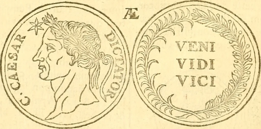 An illustration from C. Suetonius Tranquillus ex recensione Joannis Georgii Graevii ... : accedunt notae selectiores aliorum, 1708, leaf 1105