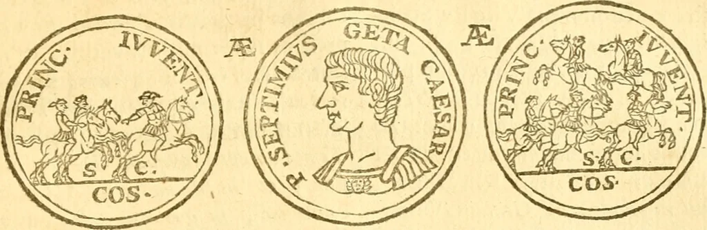 An illustration from C. Suetonius Tranquillus ex recensione Joannis Georgii Graevii ... : accedunt notae selectiores aliorum, 1708, leaf 1106