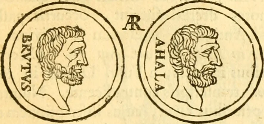 An illustration from C. Suetonius Tranquillus ex recensione Joannis Georgii Graevii ... : accedunt notae selectiores aliorum, 1708, leaf 1108