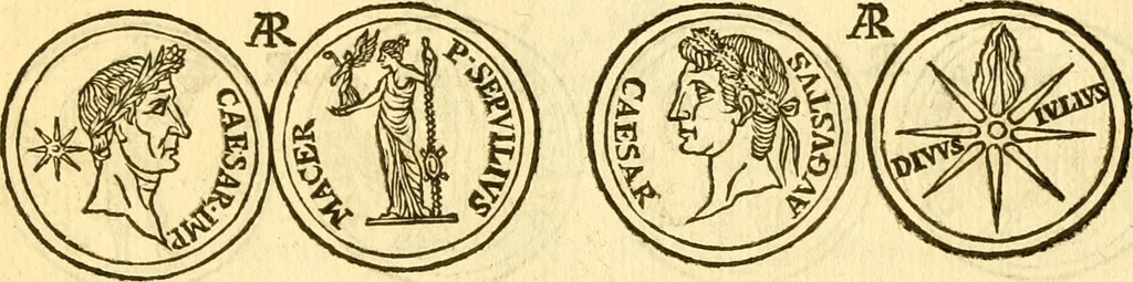An illustration from C. Suetonius Tranquillus ex recensione Joannis Georgii Graevii ... : accedunt notae selectiores aliorum, 1708, leaf 1110