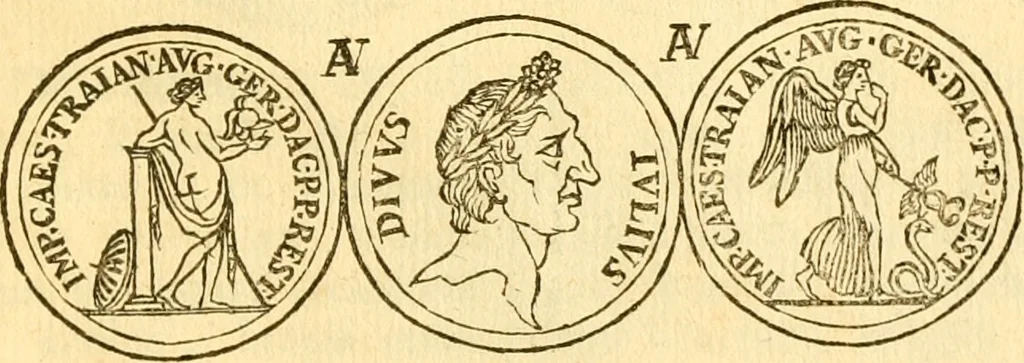 An illustration from C. Suetonius Tranquillus ex recensione Joannis Georgii Graevii ... : accedunt notae selectiores aliorum, 1708, leaf 1110