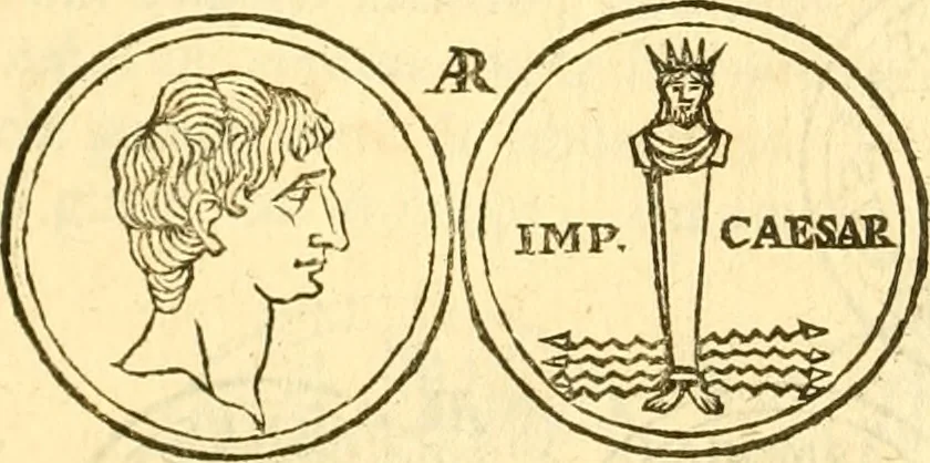 An illustration from C. Suetonius Tranquillus ex recensione Joannis Georgii Graevii ... : accedunt notae selectiores aliorum, 1708, leaf 1117