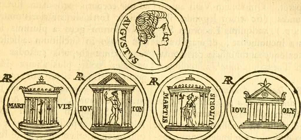 An illustration from C. Suetonius Tranquillus ex recensione Joannis Georgii Graevii ... : accedunt notae selectiores aliorum, 1708, leaf 1118
