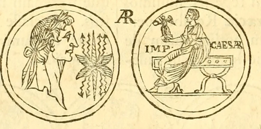 An illustration from C. Suetonius Tranquillus ex recensione Joannis Georgii Graevii ... : accedunt notae selectiores aliorum, 1708, leaf 1123
