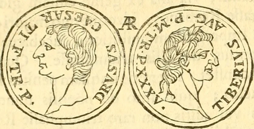 An illustration from C. Suetonius Tranquillus ex recensione Joannis Georgii Graevii ... : accedunt notae selectiores aliorum, 1708, leaf 1129