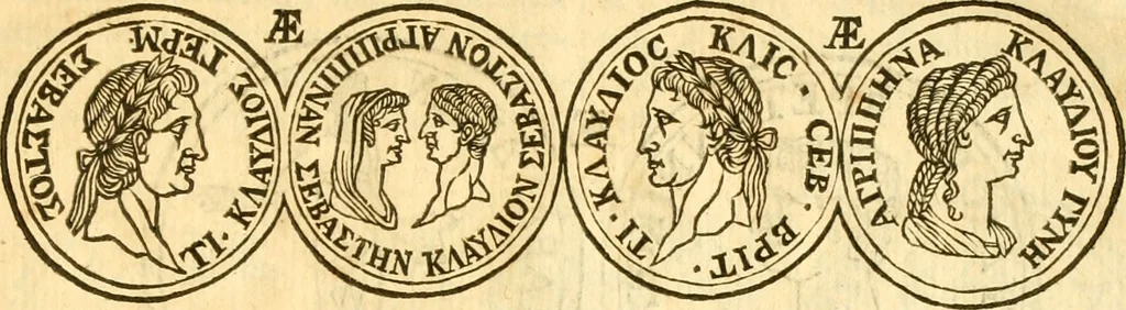 An illustration from C. Suetonius Tranquillus ex recensione Joannis Georgii Graevii ... : accedunt notae selectiores aliorum, 1708, leaf 1140