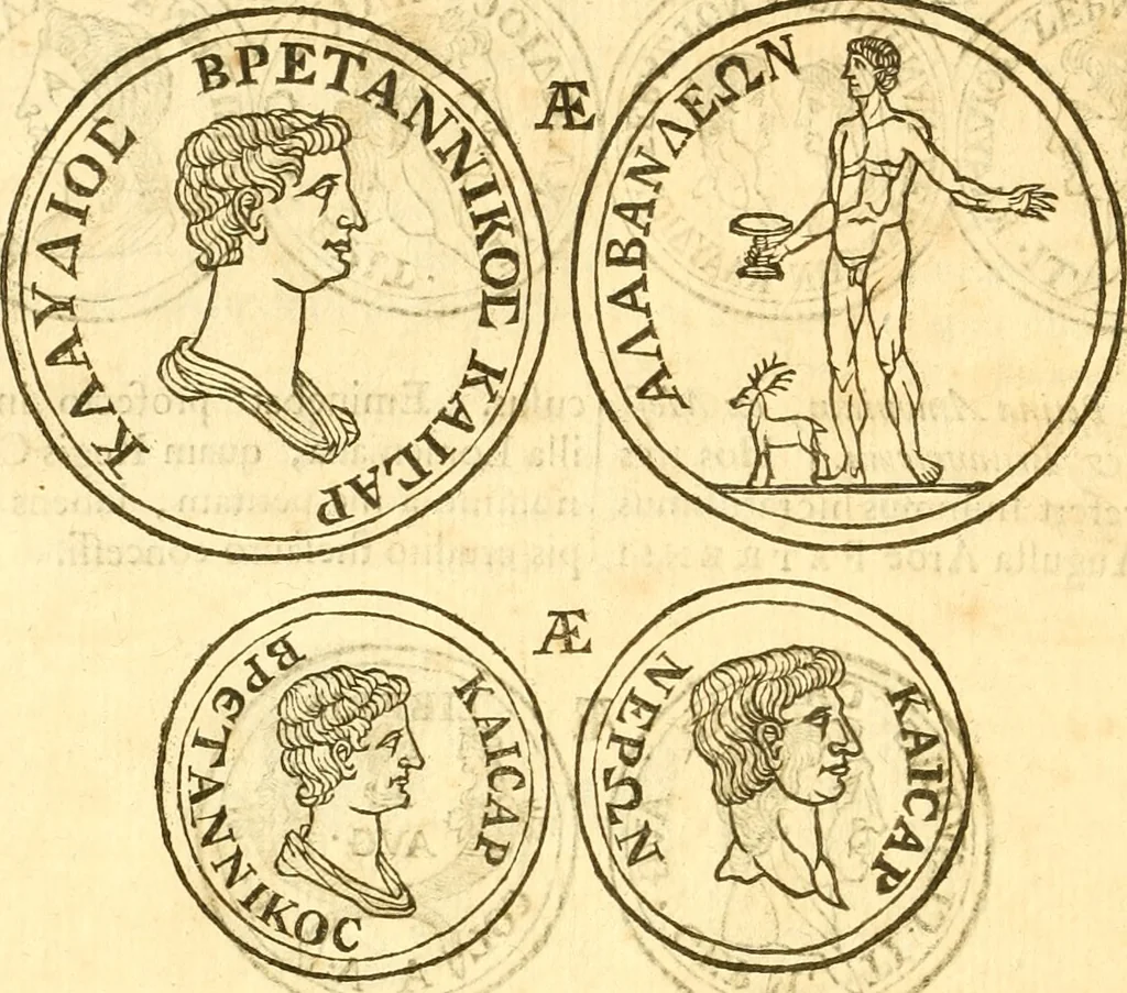 An illustration from C. Suetonius Tranquillus ex recensione Joannis Georgii Graevii ... : accedunt notae selectiores aliorum, 1708, leaf 1141