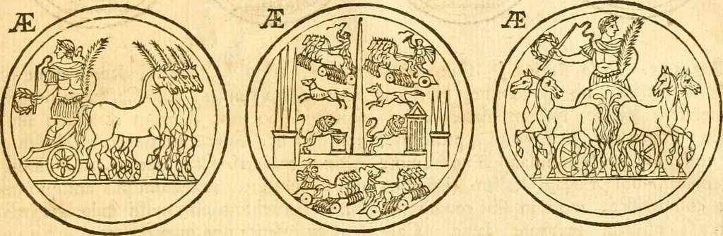 An illustration from C. Suetonius Tranquillus ex recensione Joannis Georgii Graevii ... : accedunt notae selectiores aliorum, 1708, leaf 1146