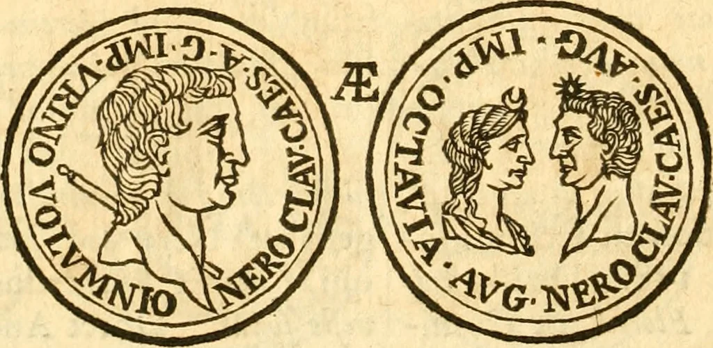 An illustration from C. Suetonius Tranquillus ex recensione Joannis Georgii Graevii ... : accedunt notae selectiores aliorum, 1708, leaf 1147