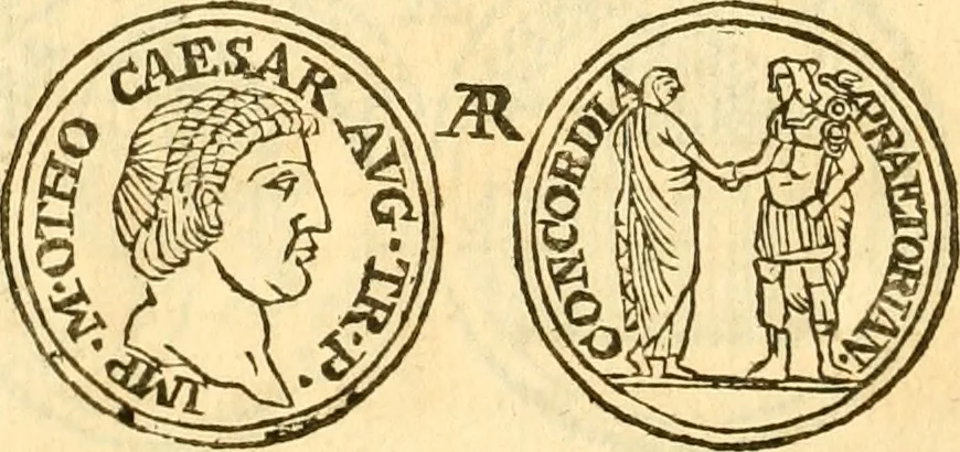 An illustration from C. Suetonius Tranquillus ex recensione Joannis Georgii Graevii ... : accedunt notae selectiores aliorum, 1708, leaf 1155