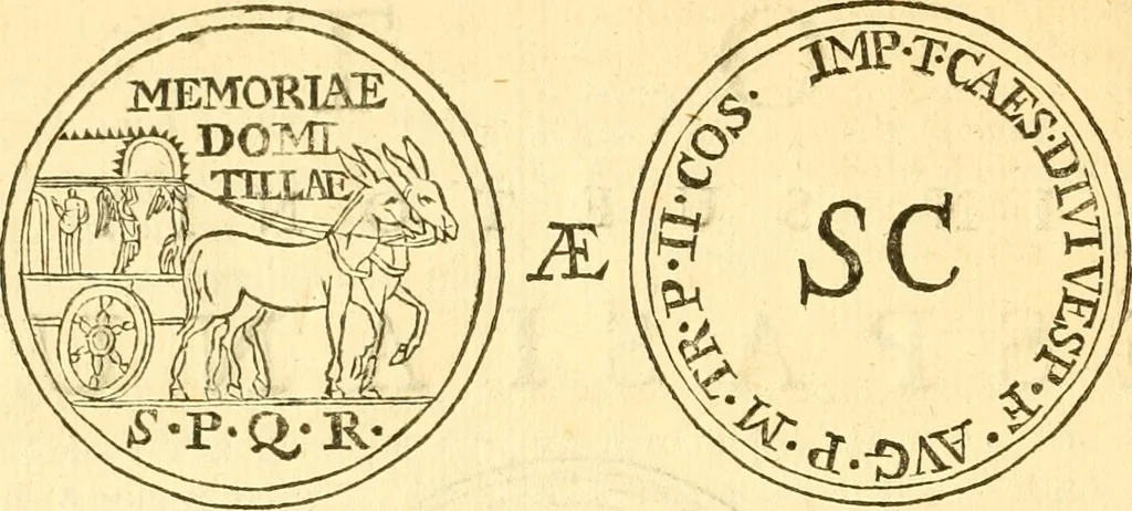 An illustration from C. Suetonius Tranquillus ex recensione Joannis Georgii Graevii ... : accedunt notae selectiores aliorum, 1708, leaf 1163