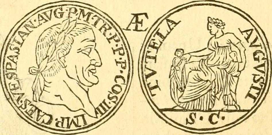 An illustration from C. Suetonius Tranquillus ex recensione Joannis Georgii Graevii ... : accedunt notae selectiores aliorum, 1708, leaf 1163