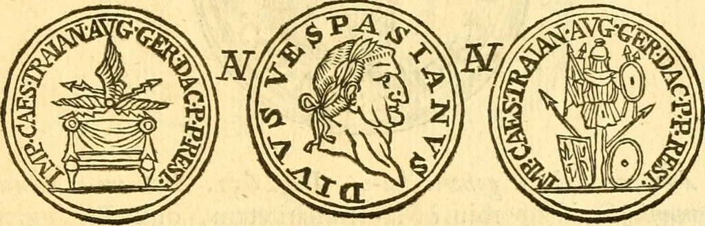 An illustration from C. Suetonius Tranquillus ex recensione Joannis Georgii Graevii ... : accedunt notae selectiores aliorum, 1708, leaf 1166